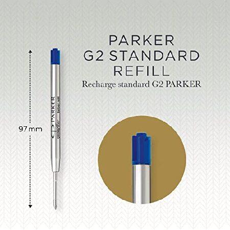 Parker QuinkFlow Ink Refill for Ballpoint Pens, Fine Point, Blue