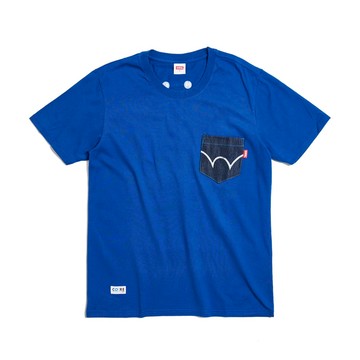 EDWIN｜CORE｜男裝｜牛仔布口袋印花短袖T恤