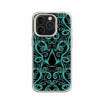 iPhone 16 Pro SolidX 貝殼灰 - Assassin's Creed - Valhalla - Viking Pattern