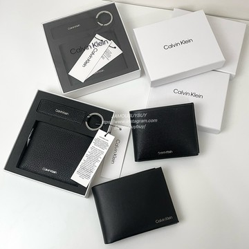 現貨🤖Calvin Klein CK皮夾 短夾 防刮 短夾 零錢袋