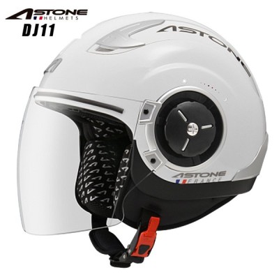 バイクヘルメット ジェット ソリッド インナーシールド装備 カッコいい おすすめ 人気 Astone アストン Dj11 ホワイト 通販 Lineポイント最大get Lineショッピング