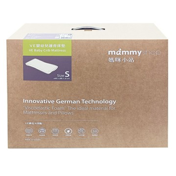 媽咪小站MAMMY SHOP VE 嬰兒護脊床墊5cm~新舊款外包裝盒隨機出貨★衛立兒生活館★