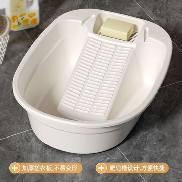 🔥桃園有貨🔥洗衣盆家用大號陽臺搓衣板一體學生宿舍手動加厚寶寶洗衣服搓衣盆 家用洗衣盆 搓衣板 搓衣板 搓衣板折疊盆