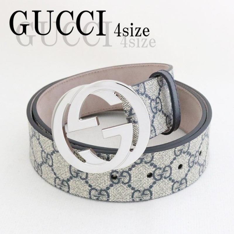 GUCCI グッチ GG キャンバス ベルト ブ - 小物