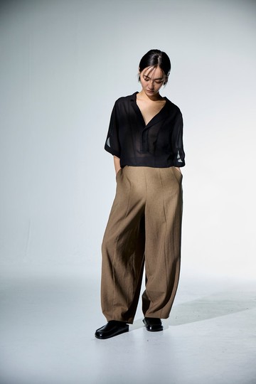 透透五分袖短上衣