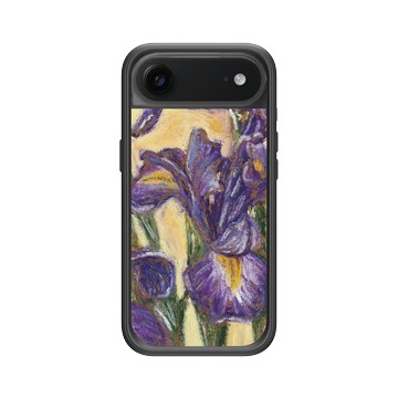 iPhone Air Mod NX -邊框背蓋組合 (相機按鈕) 黑 - Emerald - 5月 鳶尾花