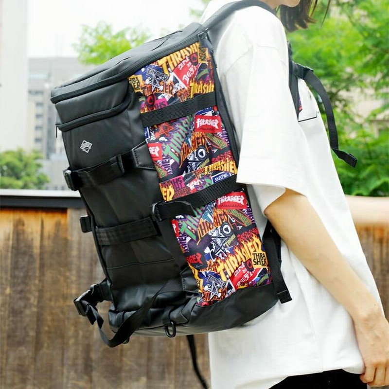 激レア完売廃盤品VISION総柄リュックindependent thrasher SALE アウトレット スラッシャー リュック バッグ THRASHER 35L