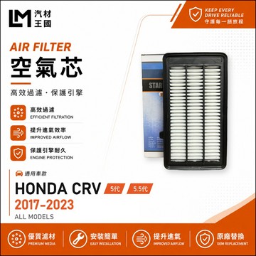 【LM汽材王國】空氣芯 CRV 2017-2023年 5代 引擎濾網 空濾 HONDA 本田