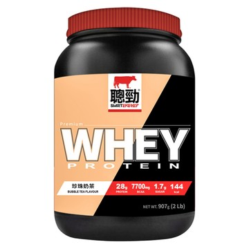 RED COW 紅牛 聰勁即溶乳清蛋白 珍珠奶茶風味  907g  1罐