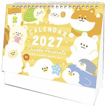 晴天Sonnig2027年圓生物三角桌曆B/SCC23069A16