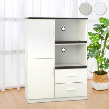 Boden-3.2尺二門二抽二拉盤防水塑鋼電器櫃/收納餐櫃(兩色可選)