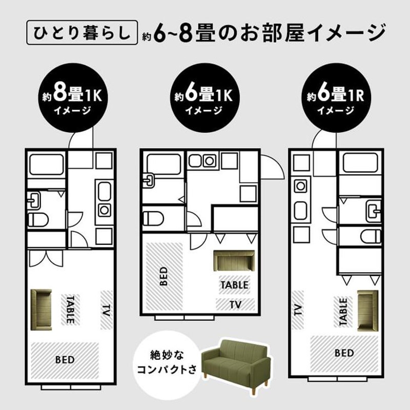 ソファー 2人掛け おしゃれ シンプル 安い 2人掛けソファ リビング