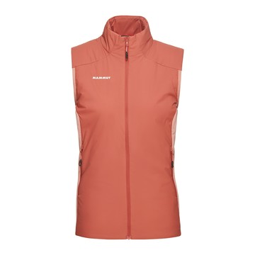 MAMMUT Rime Light IN Flex Vest W 機能化纖立領背心 磚紅/石英粉 女款 #1013-01390