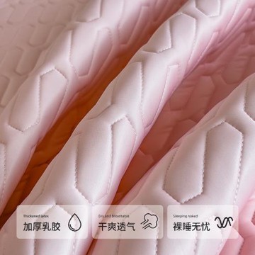 ✅2025新款冰絲乳膠涼席床裙款四件套夏涼被夏天空調軟席1.8m可機