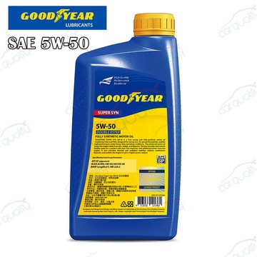 Goodyear 【固特異 GOODYEAR】機油 5W50 雙酯 SUPER 1L 整箱12入(車麗屋)