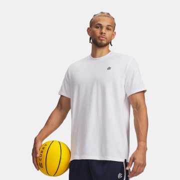 【UNDER ARMOUR】UA 男 Curry LC Logo 短T-Shirt_6009779-100