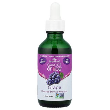 SweetLeaf Stevia, Sweet Drops，葡萄味，2 液量盎司（60 毫升）