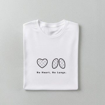 【沒心沒肺T-shirt】穿上它就是昭告世界・我超壞別惹我