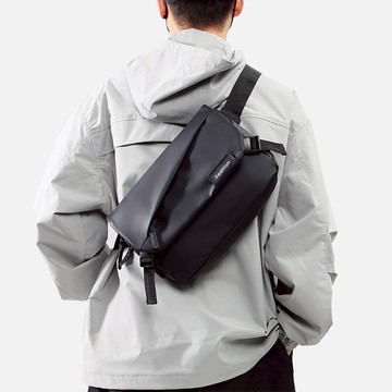 韓版男士簡約大容量單肩包