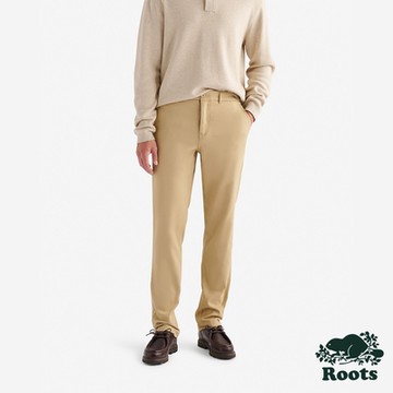 Roots男裝- PARK STRETCH CHINO 長褲-咖色