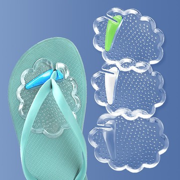 大友los2266參組花邊夾腳前掌墊人字拖鞋涼鞋自粘調碼半碼墊顆粒止滑減震腳掌墊