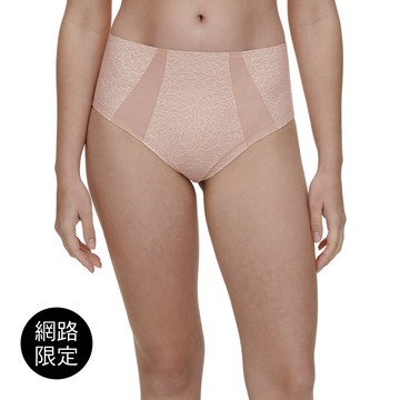 【Chantelle】Pure Lace_無痕高腰內褲_XS-M(18IC5_01N粉膚色)