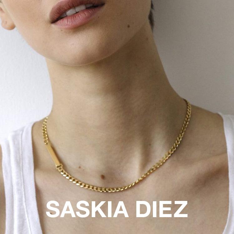 SASKIA DIEZ サスキア ディツ GOLD IDENTITY CHOKER ゴールド ...