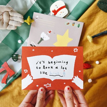 兔兔好朋友的聖誕歌之謎 | 聖誕卡片信封