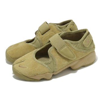 NIKE 忍者鞋 Wmns Air RIFT BR 女鞋 駝色 涼鞋 麂皮 休閒鞋 HQ1474-200