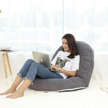 現貨沙發床上靠背椅子榻榻米單人臥室陽臺宿舍可折疊小沙發電腦椅 雙11全館免運