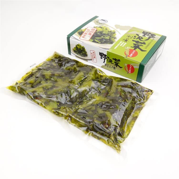 穂高観光食品 野沢菜刻み漬(わさび風味) 220g