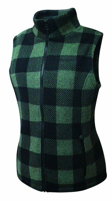 ├登山樂┤台灣MOUNTNEER 山林 女防風保暖背心-橄綠 # 32V08-68