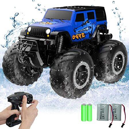 STEMTRON Amphibious Remote Control Car Toys for Boys 2.4 GHz All