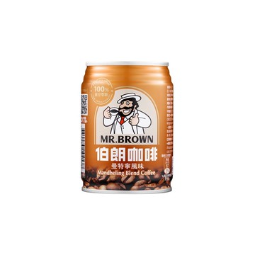 [限量]伯朗曼特寧咖啡Can240mlX24入