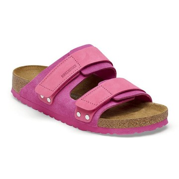 BIRKENSTOCK 勃肯/Uji / 反毛皮 牛巴戈/桃紅
