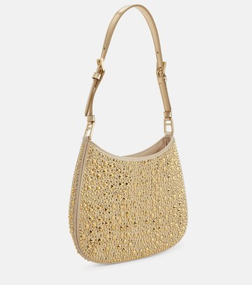 Prada Cleo embellished satin shoulder bag