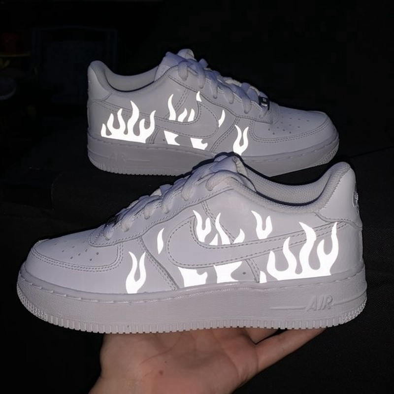 ナイキ Nike エアフォース 1 Air Force 1 リフレクティブ フレイム カスタム エアフォースワン メンズ レディース スニーカー 通販 Lineポイント最大0 5 Get Lineショッピング