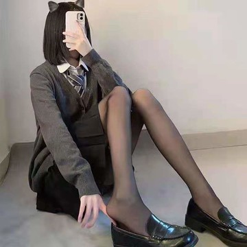 白色小腿襪女夏季薄款jk襪子透明中筒絲襪黑色長筒襪瘦腿半截半筒