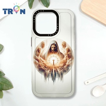 TRON IPHONE 16 PRO 耶穌聖光 MAGSAFE 磁吸 防摔 太空殼 透黑 手機殼