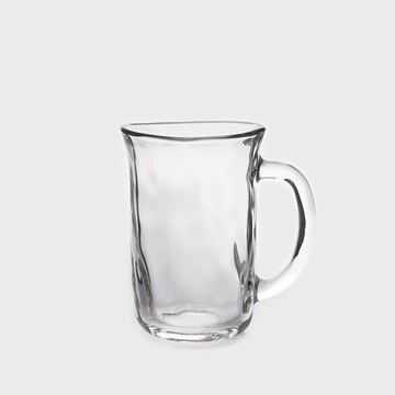 【WAGA】 ADERIA GLASS 日製手捻仿陶 310ml 玻璃啤酒杯│單品