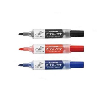 【Pentel 飛龍】中～粗字彈力後壓白板筆 圓頭 3.0~6.5mm /支 EMWL5BF