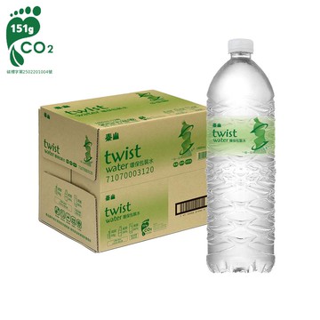 《泰山》Twist Water 環保包裝水1460ml(12入)