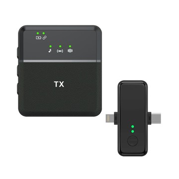 一對二sx31領夾式無線收音麥克風 蘋果iphone/type-c全指向麥克風 智能降噪