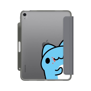 11 吋 iPad Air (M2) iPad Case 極致灰 - 貓貓蟲咖波 Bugcat Capoo - 咖波偷看你