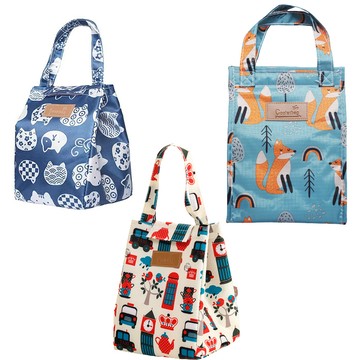 iSFun 三角手提保溫保冷便當袋/花色可選