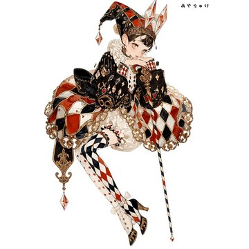 【6 月新品】07-133-0063 人物貼紙 馬戲團風格