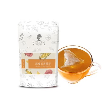 午茶夫人x娜塔老師 玫瑰玉米鬚茶 10入/袋(三角茶包)
