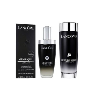 LANCOME 蘭蔻 超極限肌因賦活露100ml 新版小黑瓶+超極限肌因精華露150ml 小黑水 微盒損 國際航空版