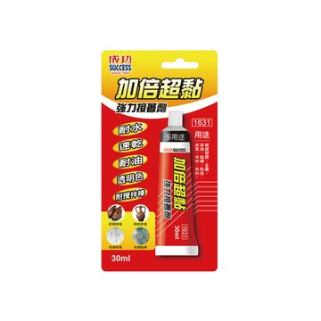 【SUCCESS 成功】加倍超黏強力接著劑 /卡 1631
