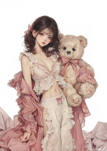 【PINKOI限定】【七月限定熊熊系列組合】 拼貼貼紙・隨機包 20張組